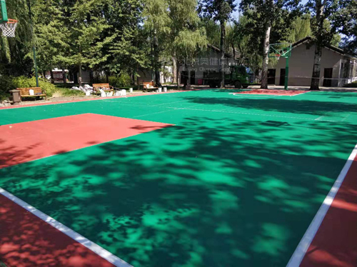 天壇公園塑膠籃球場(chǎng)地
