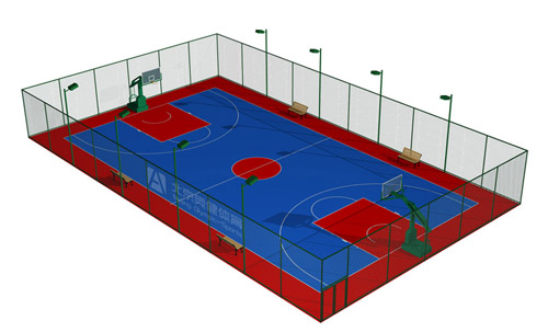 塑膠籃球場(chǎng)