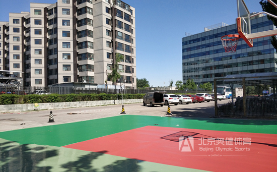 塑膠籃球場(chǎng)硅pu面層施工