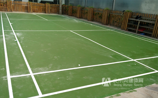 北京羽毛球場(chǎng)鋪設(shè)工程案例之豐臺(tái)中國通號(hào)