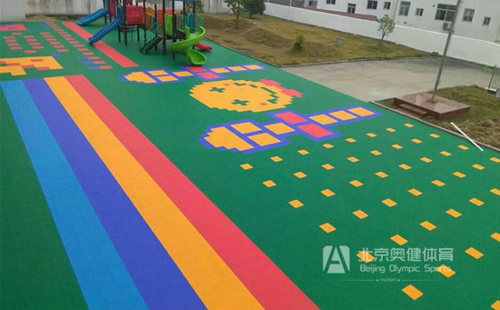 山西懸浮地板鋪設(shè)工程案例之和順北關(guān)幼兒園地面