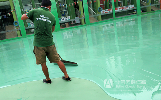 硅pu塑膠籃球場施工圖