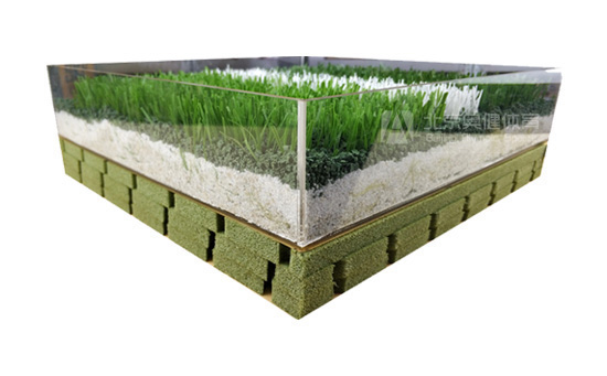 人工草坪足球場地TPE填充顆粒圖片