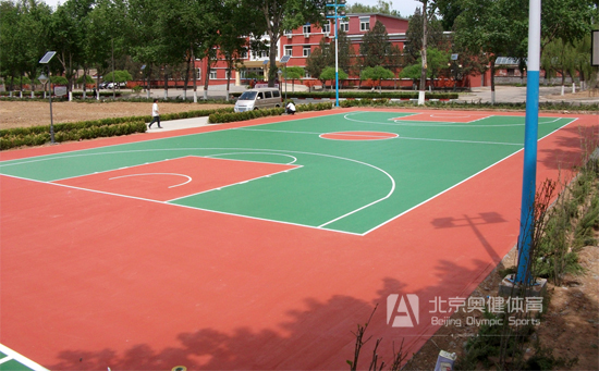 室外塑膠籃球場(chǎng)造價(jià)