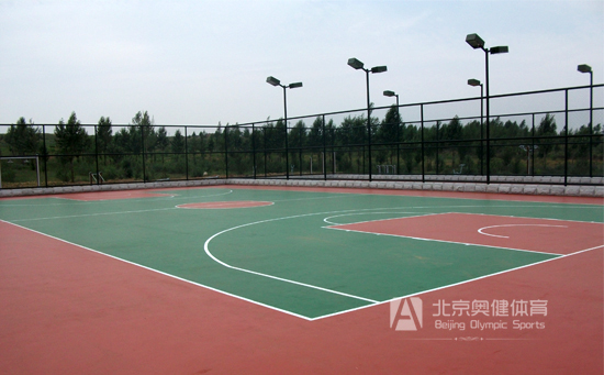 籃球場基礎鋪裝類型