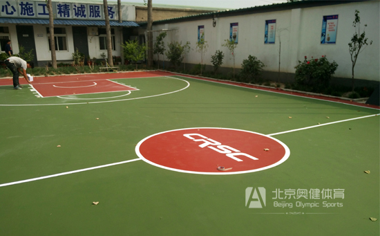 硅pu籃球場(chǎng)施工工藝流程步驟