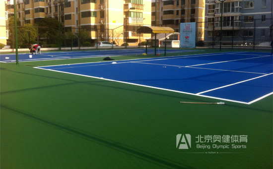 硬地丙烯酸網(wǎng)球場(chǎng)施工流程