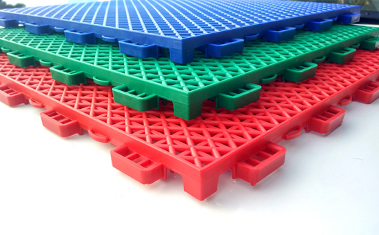 籃球場地面材料之懸浮地板