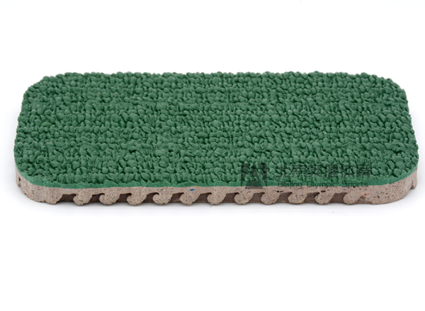 學(xué)校操場(chǎng)塑膠跑道-預(yù)制型跑道樣塊