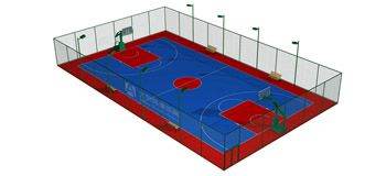 建造一片塑膠籃球場(chǎng)要多少錢