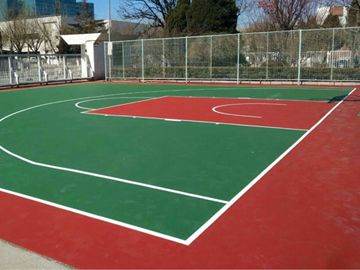 北京丙烯酸籃球場工程案例之康明斯發(fā)動機（北京）有限公司