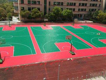 懸浮地板籃球場案例之溫州樹蘭學校