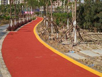 沈陽epdm塑膠健身步道施工工程案例之恒大城
